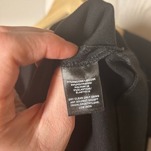 Lafayette 184 New York Black Peplum Dress - Picture 3 of 8